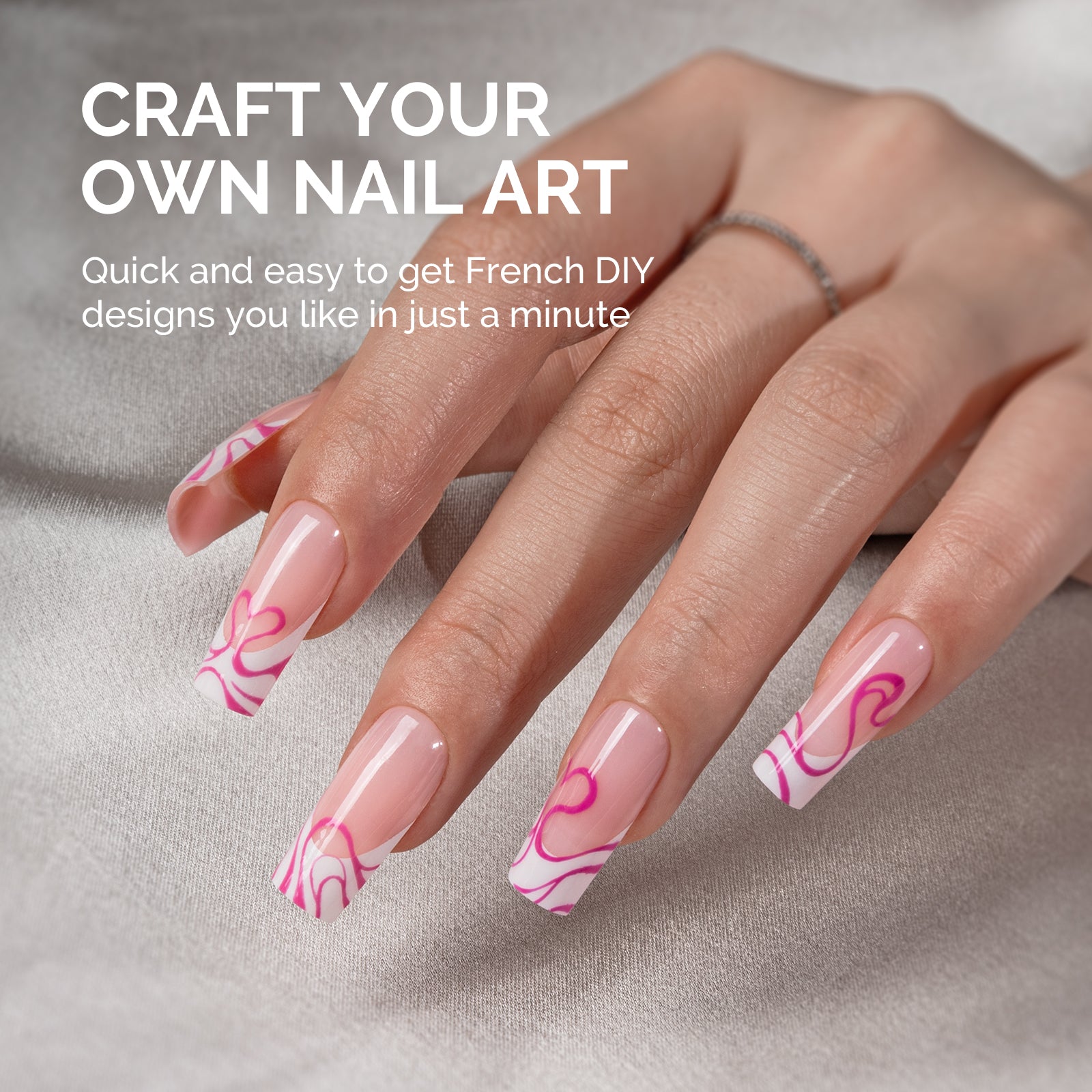 SilkTips 4 in 1  French Soft Gel Nail Tips - 150Pcs (US ONLY) - 图片3