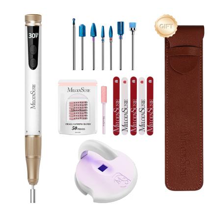 SM180F Portable & Stepless Speed Rechargeable Nail Drill 30000RPM