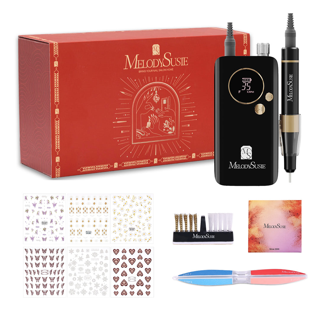 SM200F Clip-On Advanced Rechargeable Nail Drill 35,000RPM Set - 图片2