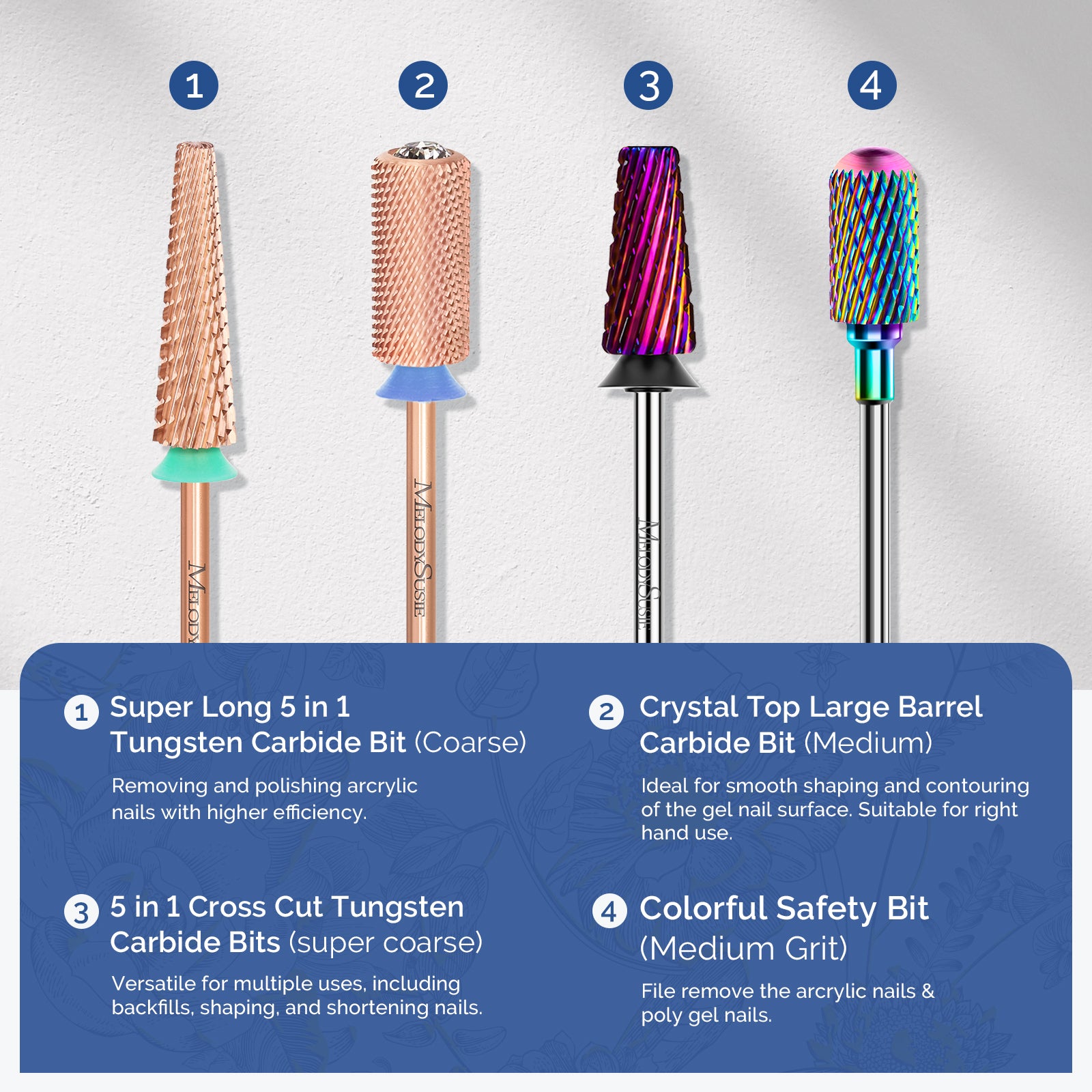 SM200F Plus Rechargeable 35,000RPM Nail Drill Art Design Gift Box - 图片10