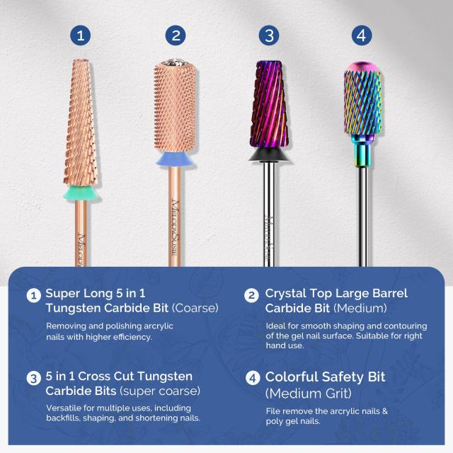 SM200F Plus Rechargeable 35,000RPM Nail Drill Art Design Gift Box
