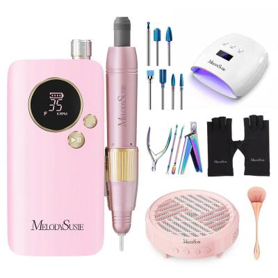 SM200F Plus Rechargeable 35,000RPM Nail Drill Set