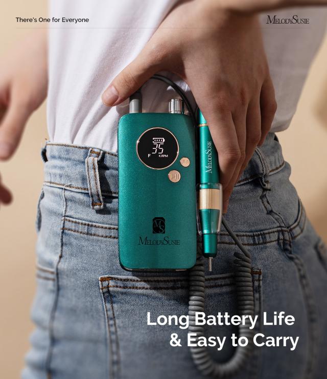 SM200F Rechargeable Nail Drill 35,000RPM - Manicure Beginner Kit