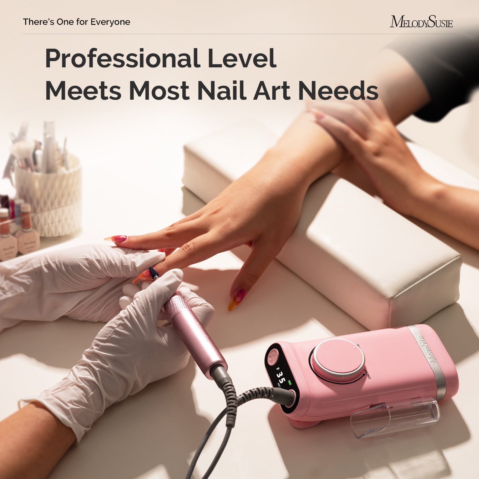 SM320G Rechargeable 35,000RPM Nail Drill Gift Box - 图片8