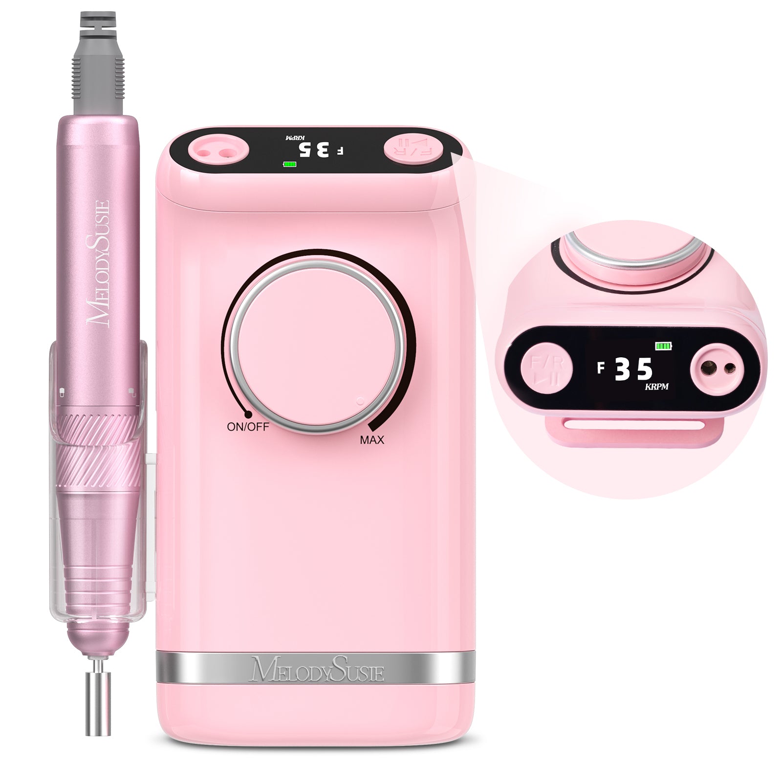 SM320G Rechargeable 35,000RPM Nail Drill Gift Box - 图片3