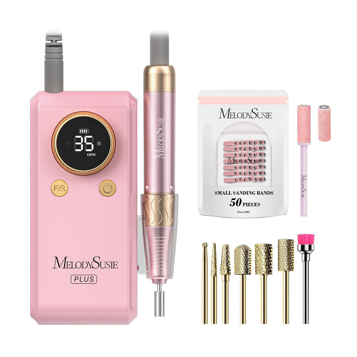 SM330G Clip-On Advanced Rechargeable 2-in-1 Nail Drill with Built-In Stand 35,000RPM - 图片9