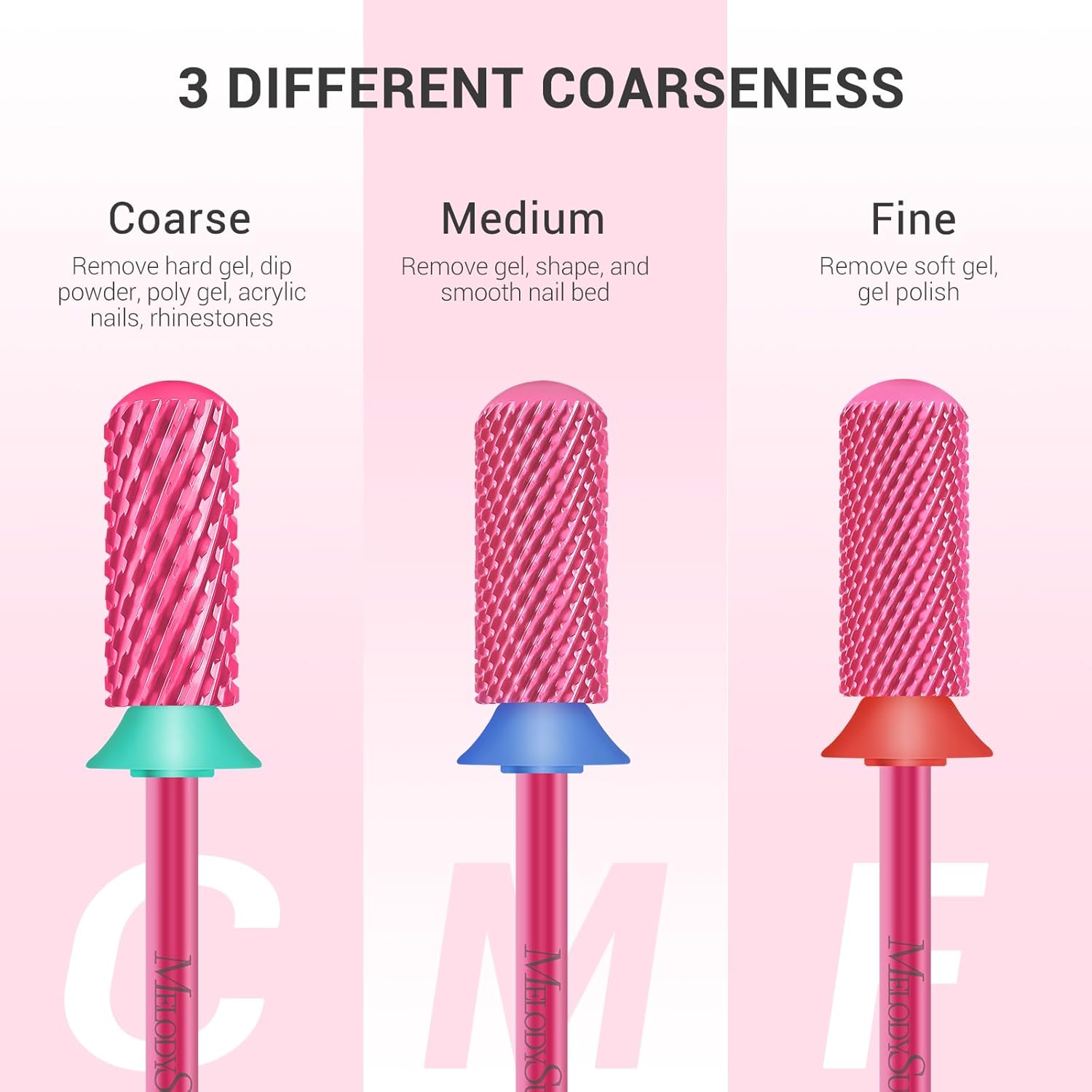 Small Barrel Smooth Top Tungsten Carbide Nail Drill Bits - Medium - 图片7