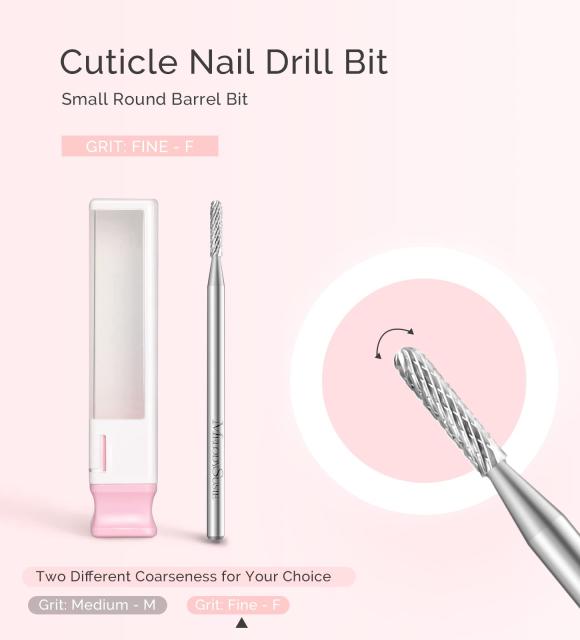 Small Round Barrel Tungsten Carbide Nail Drill Bit