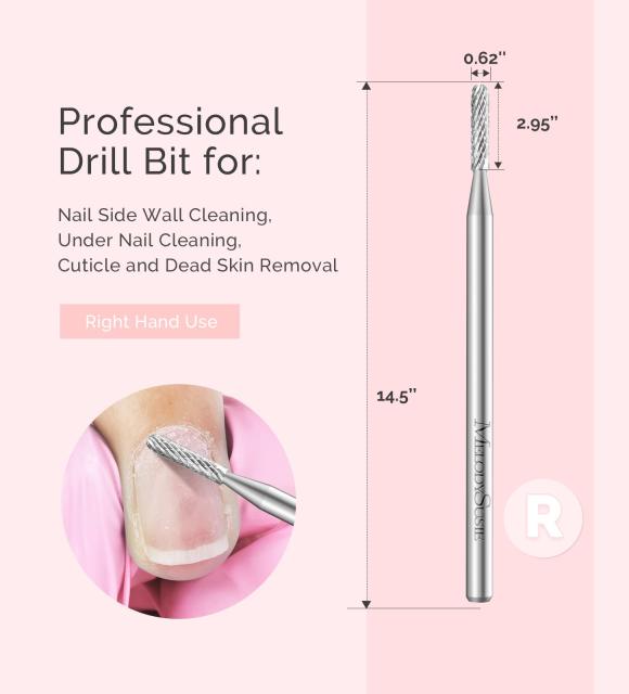 Small Round Barrel Tungsten Carbide Nail Drill Bit