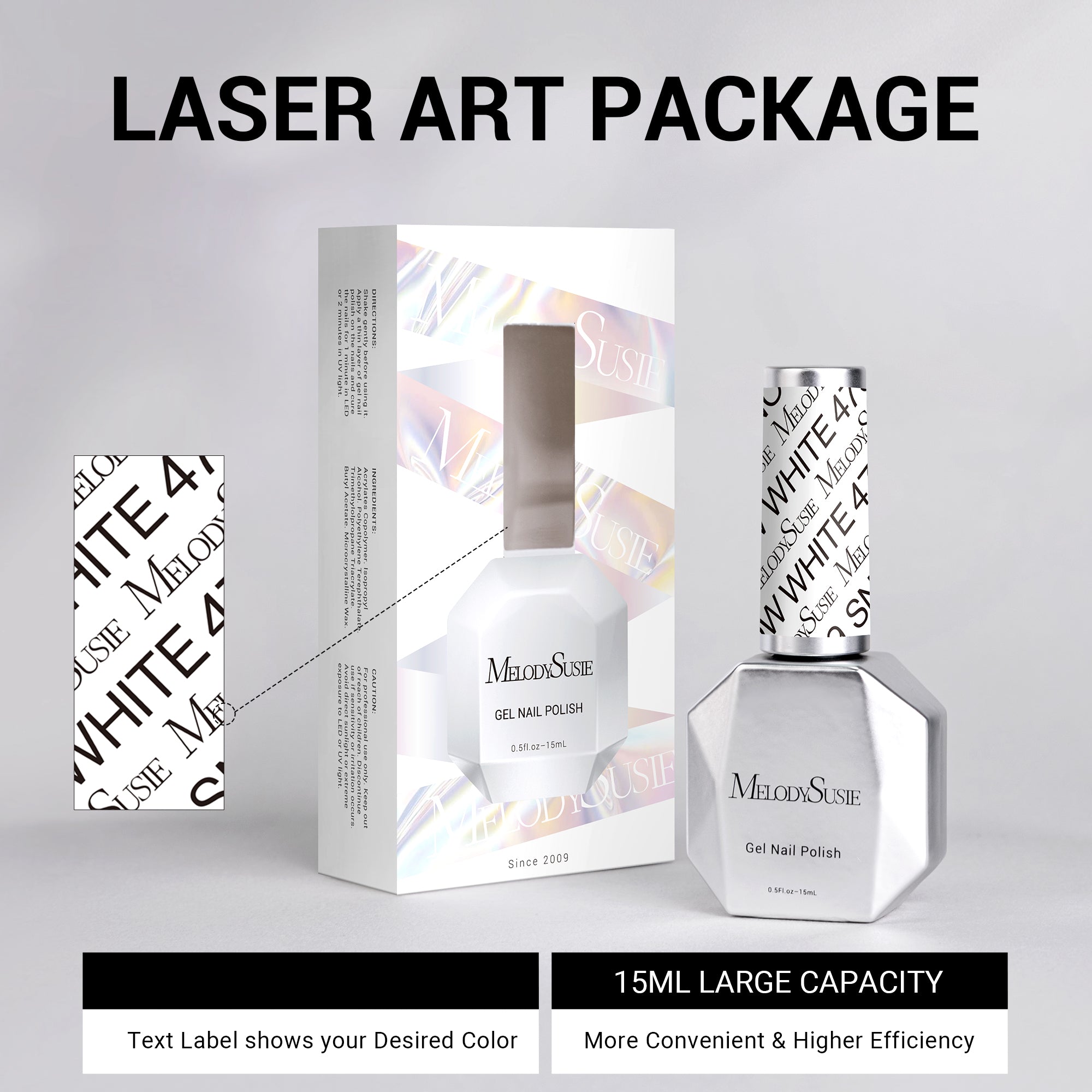 479 Snow White - TPO-Free Thick Nail Gel Polish(15ml) - 图片6