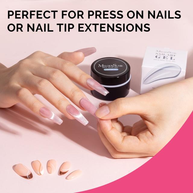 Solid Nail Glue Gel
