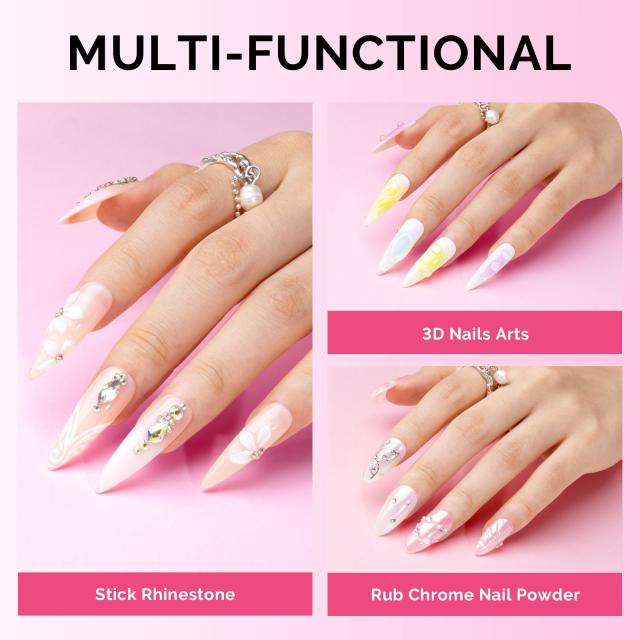 Solid Nail Glue Gel