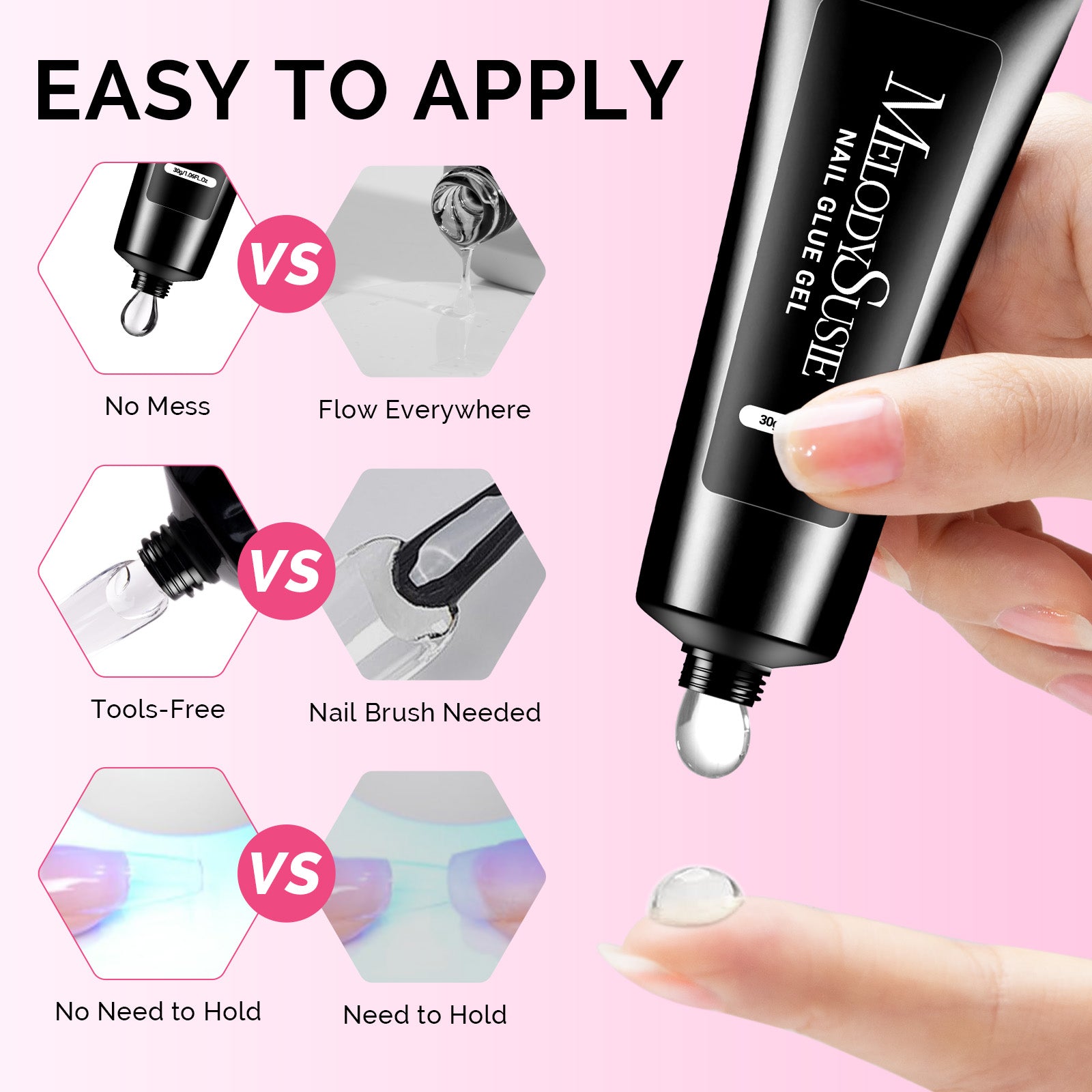 Solid Nail Glue Gel - 图片4