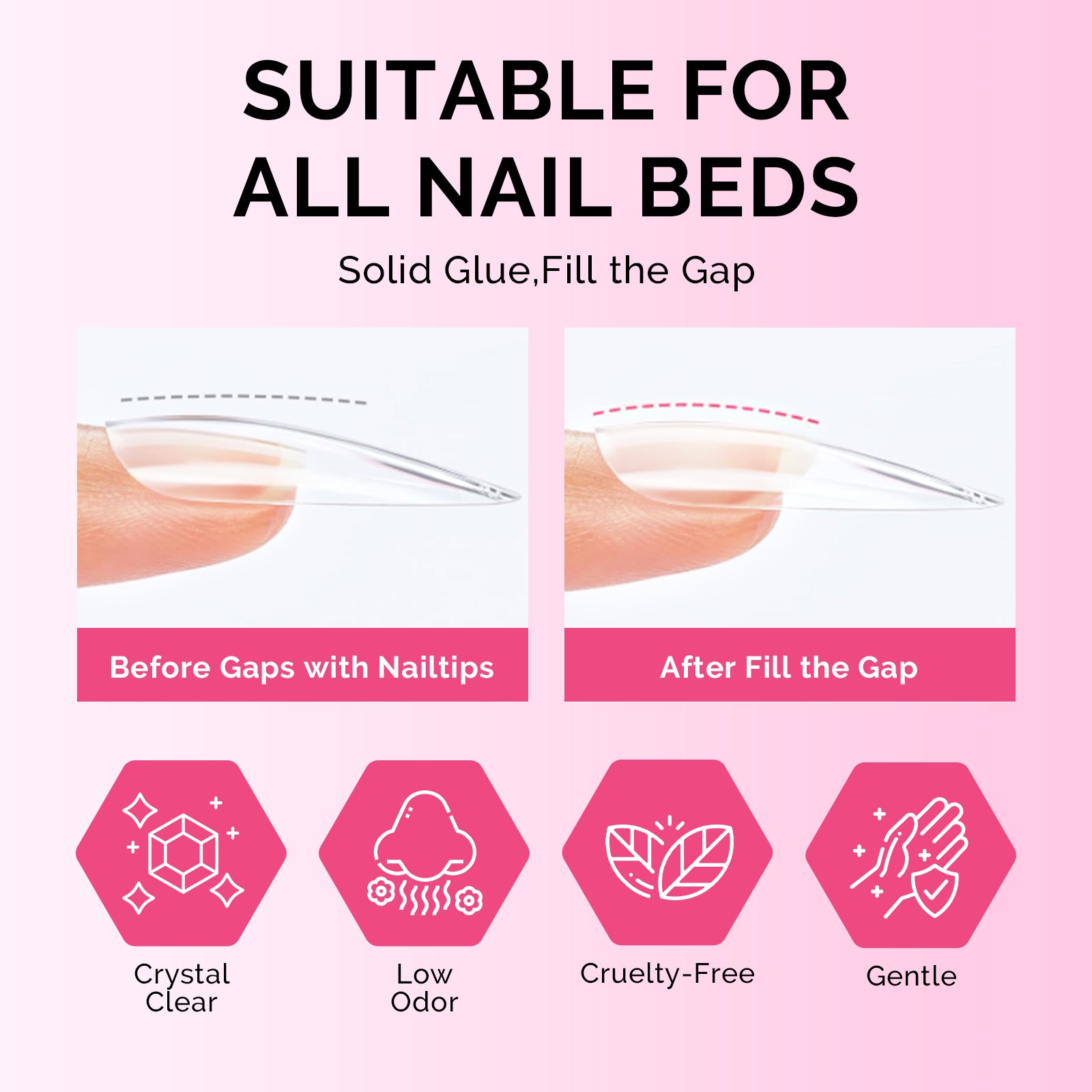 Solid Nail Glue Gel - 图片5