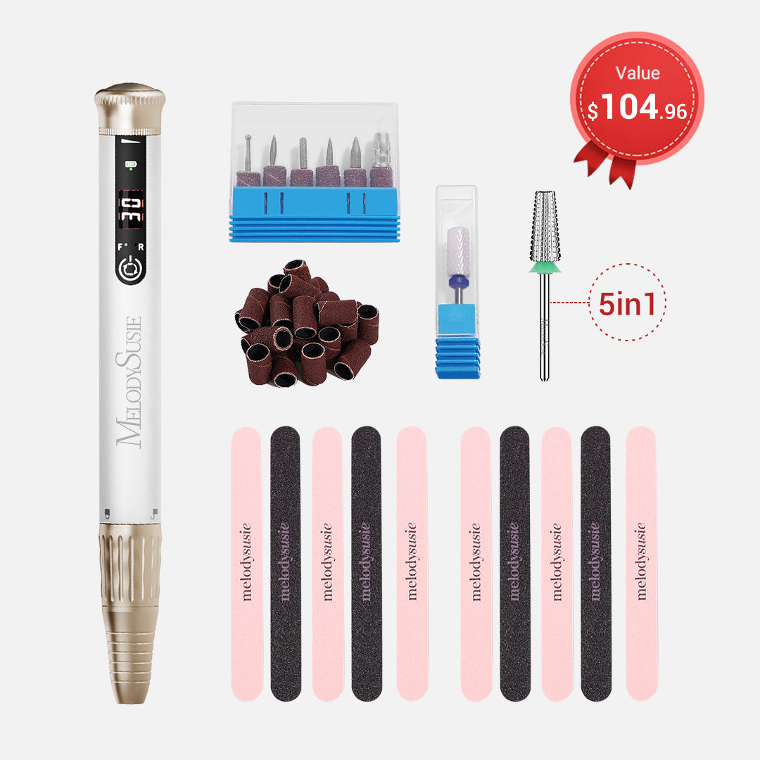 SP1(SM220E) Pen-Shaped Rechargeable Nail Drill 30,000RPM - Beginner Set - 图片13