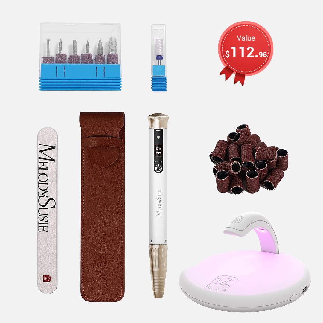 SP1(SM220E) Pen-Shaped Rechargeable Nail Drill 30,000RPM - Beginner Set - 图片10