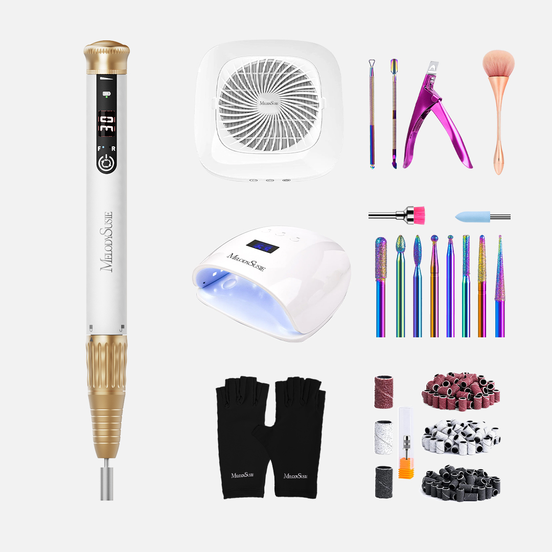 SP1(SM220E) Pen-Shaped Rechargeable Nail Drill 30,000RPM - Beginner Set - 图片12