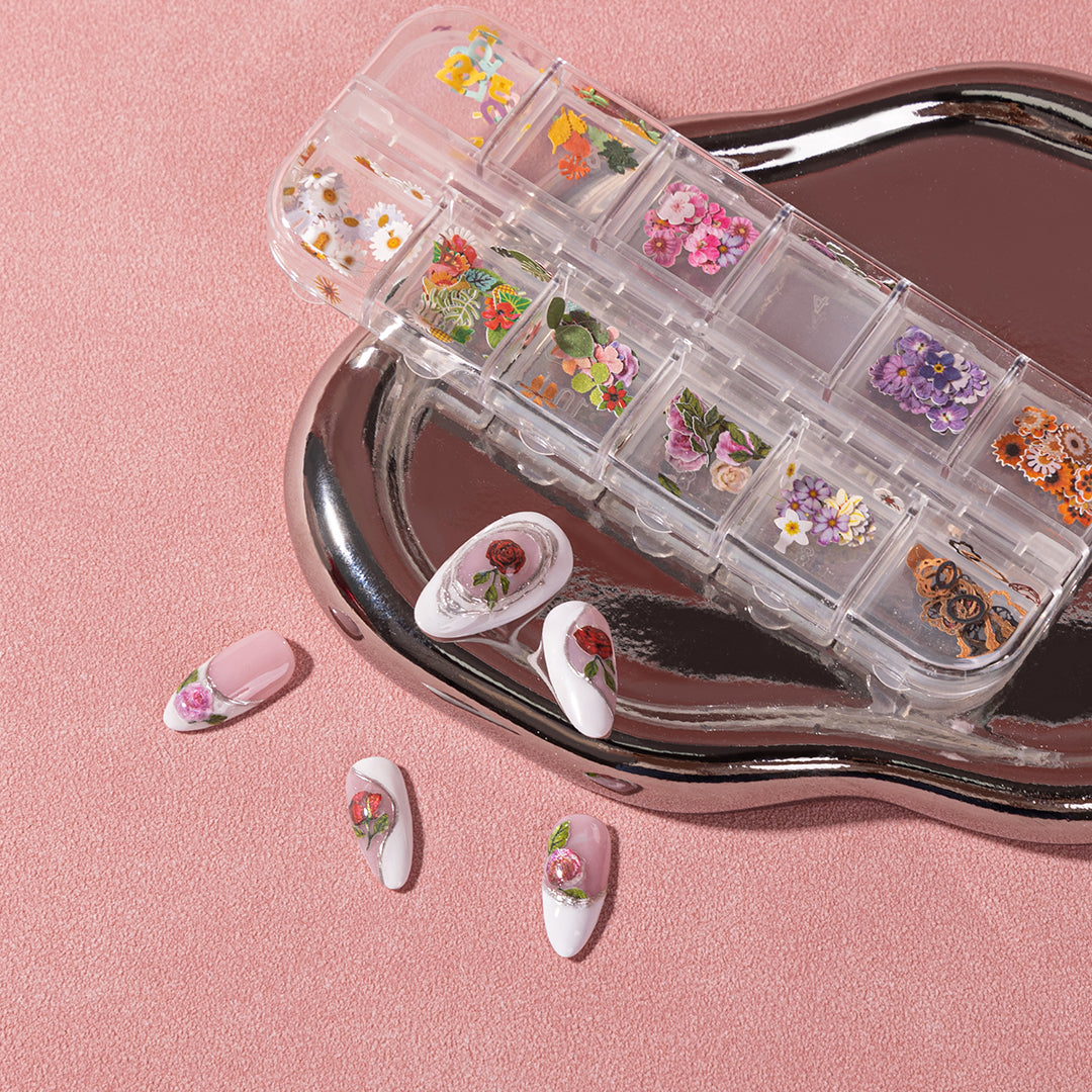 Special Colorful Flower Nail Accessories - 图片4