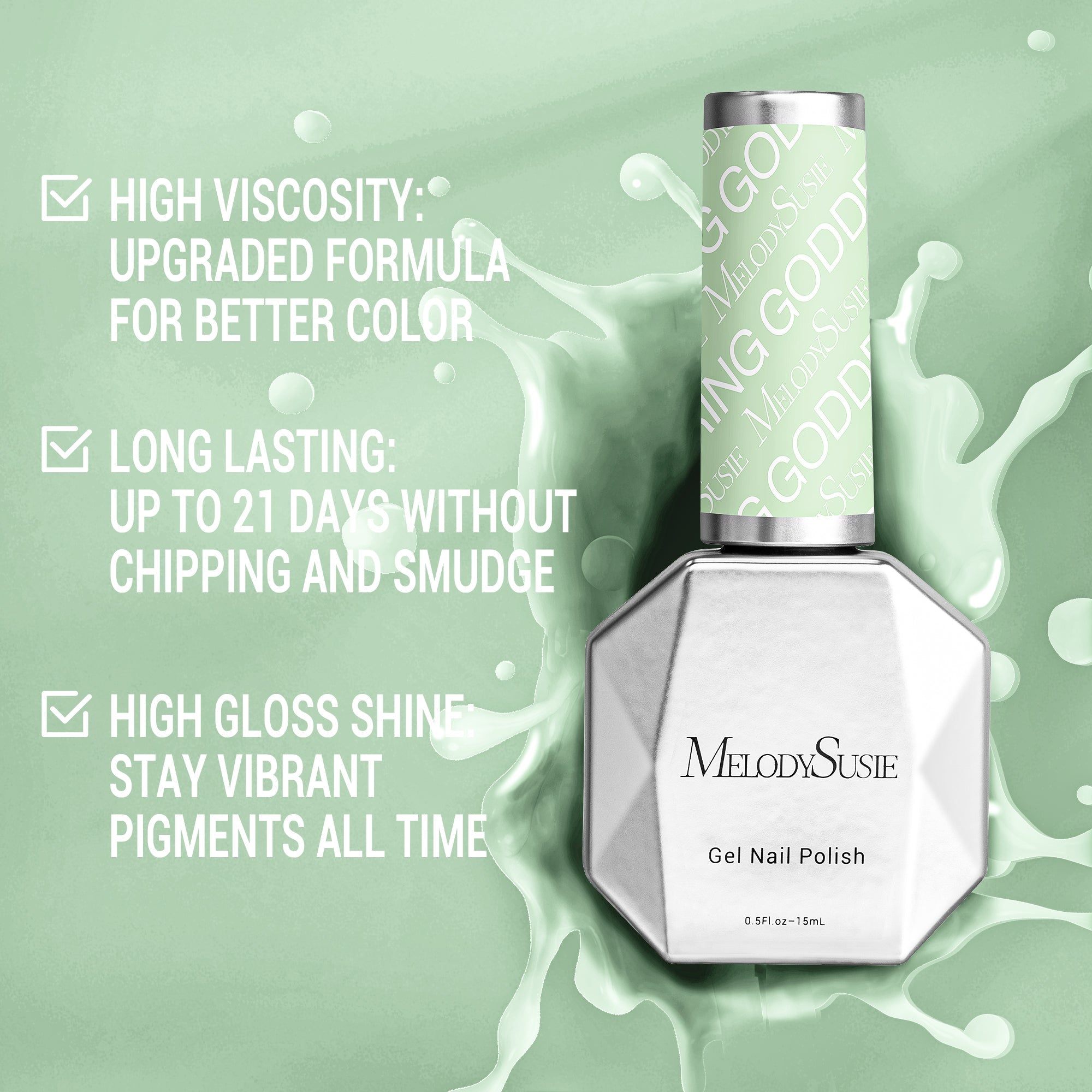 326 Spring Goddess - TPO-Free Thick Nail Gel Polish(15ml) - 图片3