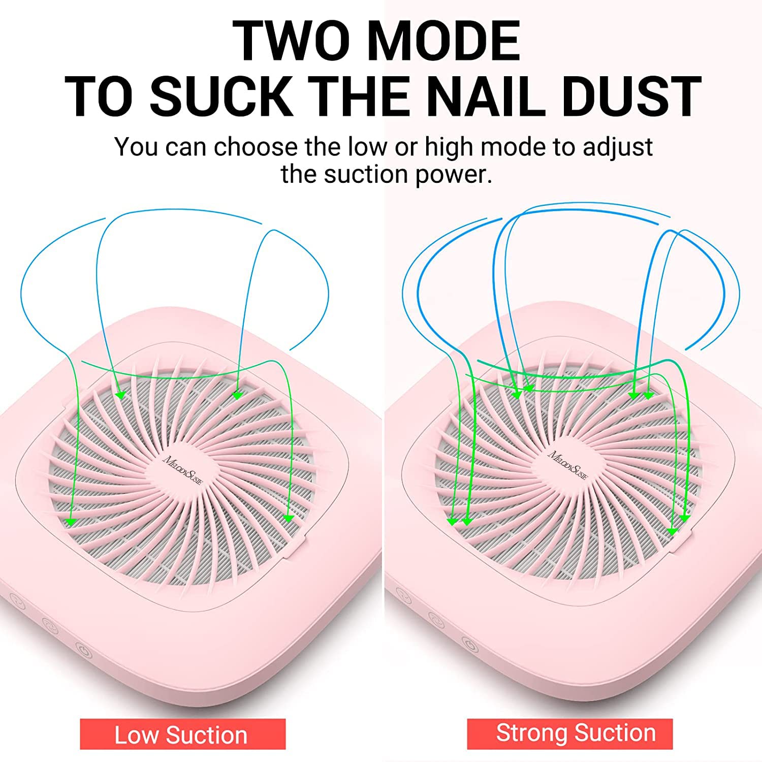 SPro Nail Dust Collector-Pink - 图片5