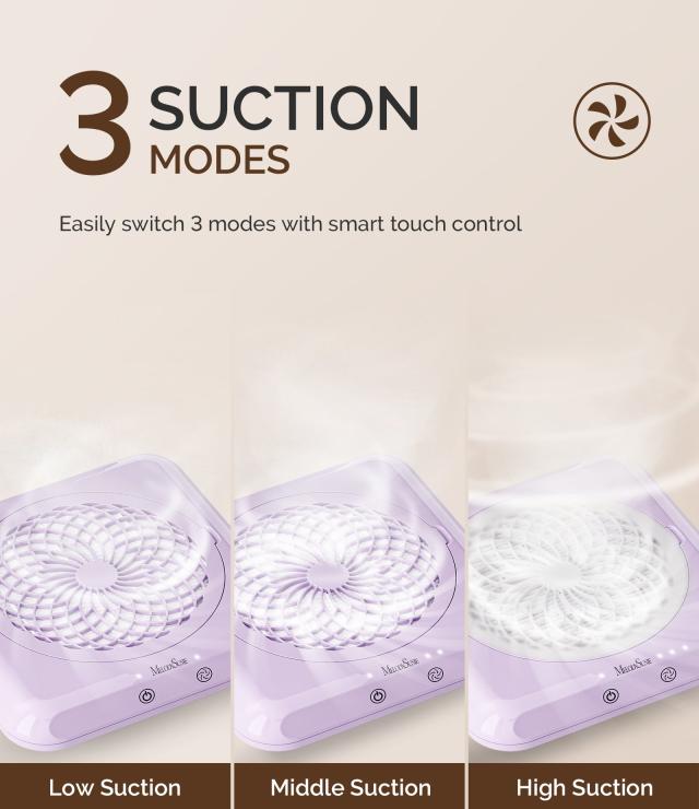 SProF Nail Dust Collector - Purple