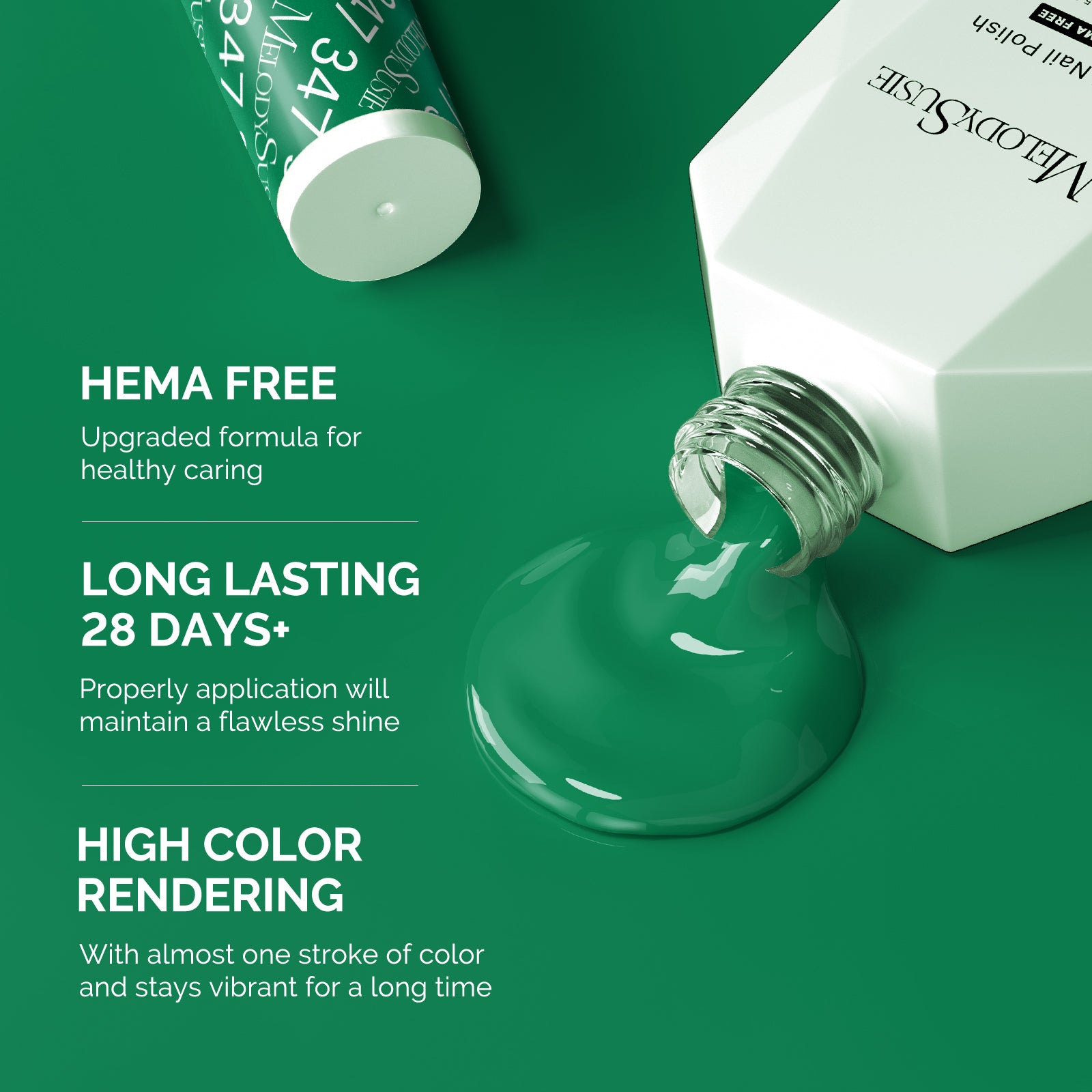 St. Patrick's Day Hema-Free Nail Gel Polish Gift Box - 4 Colors - 图片3