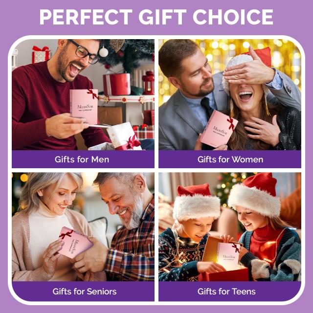 Stainless Steel Nail Clippers 4 in 1 Kit - Purple