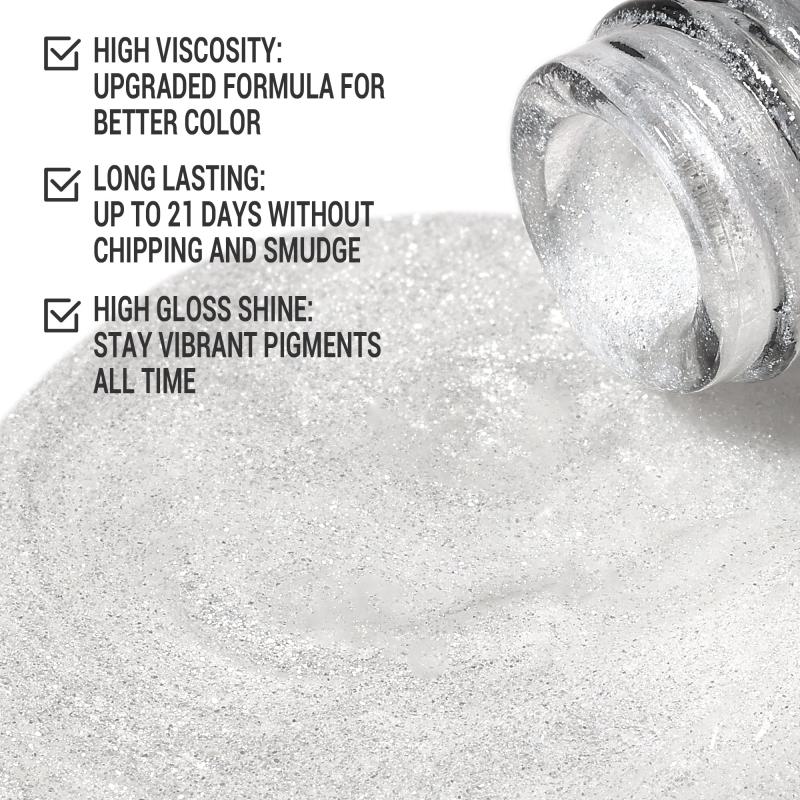 Z054 Starry White - TPO-Free Thick Gel Nail Polish(15ml)