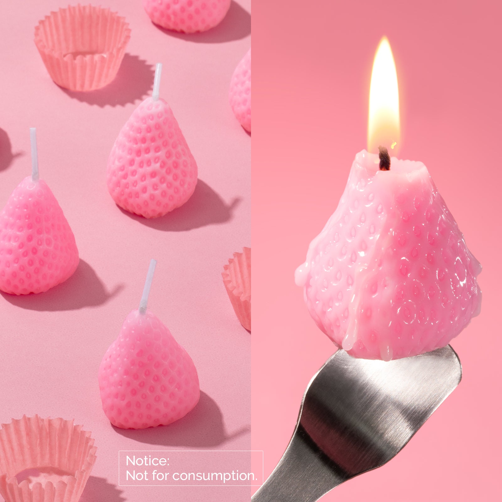 Strawberry-Shaped Scented Candle Gift Set - 图片15