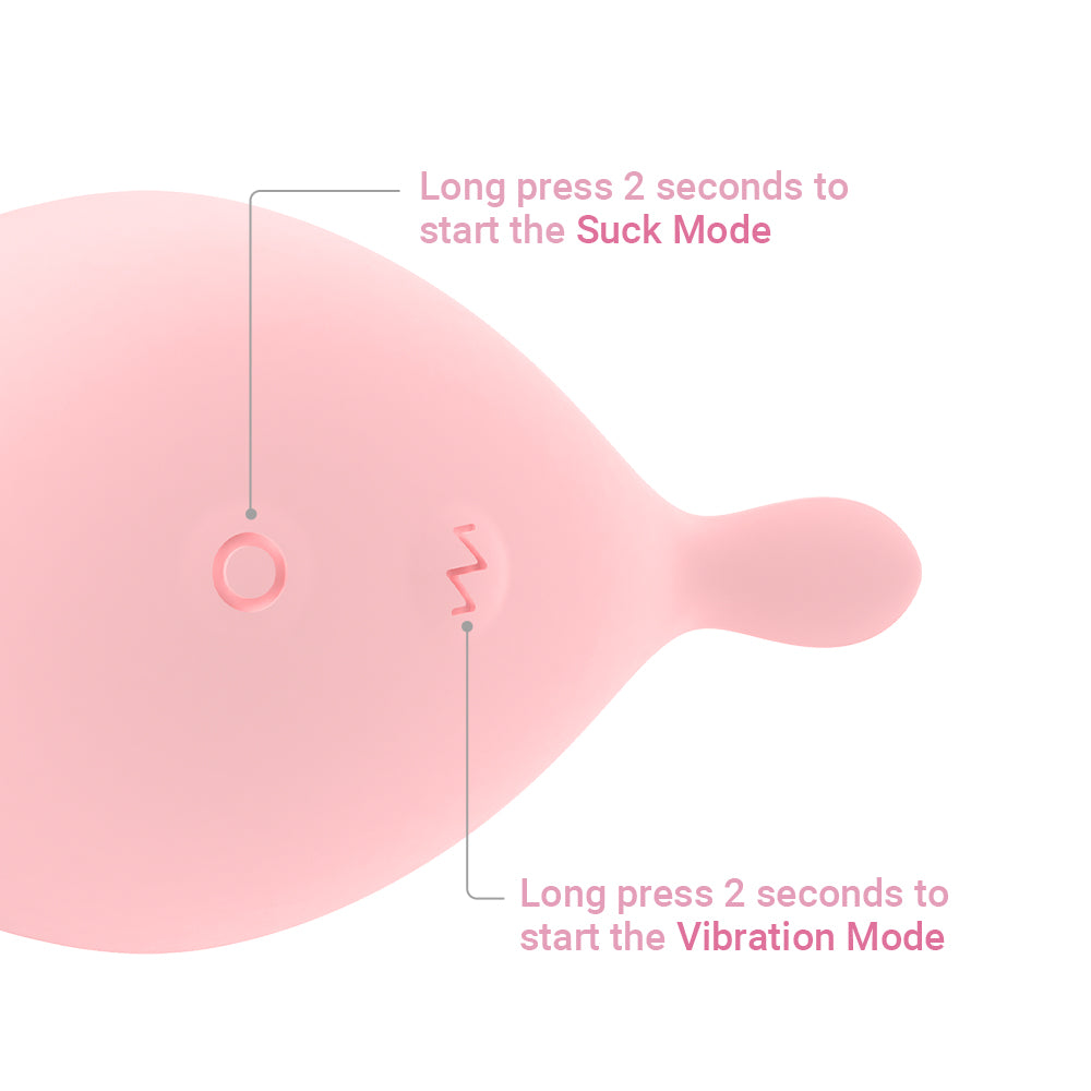 Sucking Vibrating Egg Massager with Magical Tail - 图片12