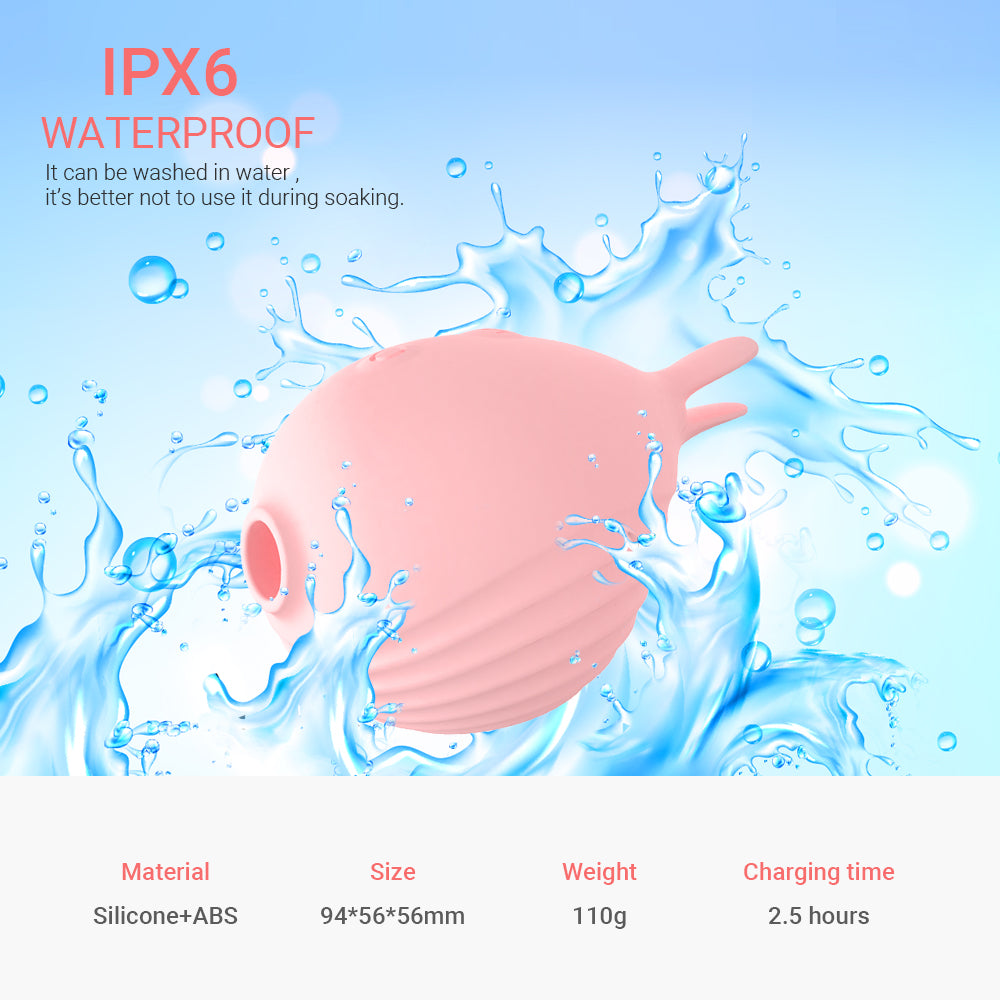 Sucking Vibrating Egg Massager with Magical Tail - 图片13