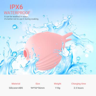 Sucking Vibrating Egg Massager with Magical Tail