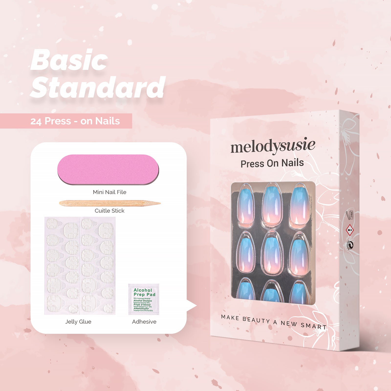 Summer Breeze Acrylic Press On Nails Kits - 图片3