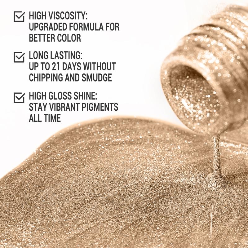 Z147 Sunrise Nude Gold - TPO-Free Thick Gel Nail Polish(15ml)