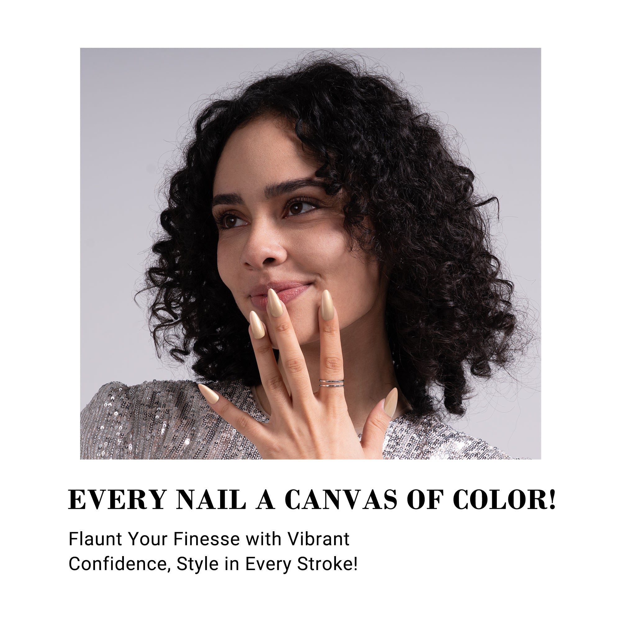 Z147 Sunrise Nude Gold - TPO-Free Thick Gel Nail Polish(15ml) - 图片3