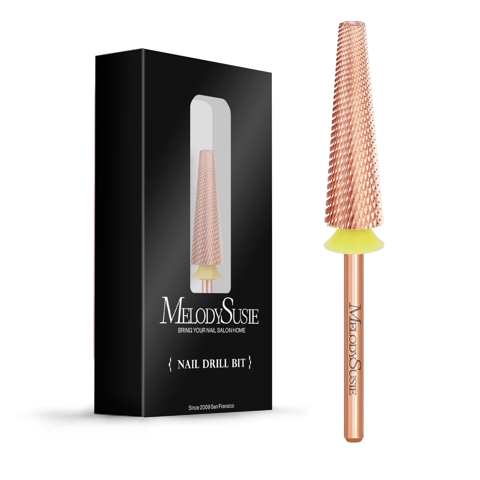 Super Long 5 in 1 Tungsten Carbide Nail Drill Bit (Rose-Gold) - 图片14