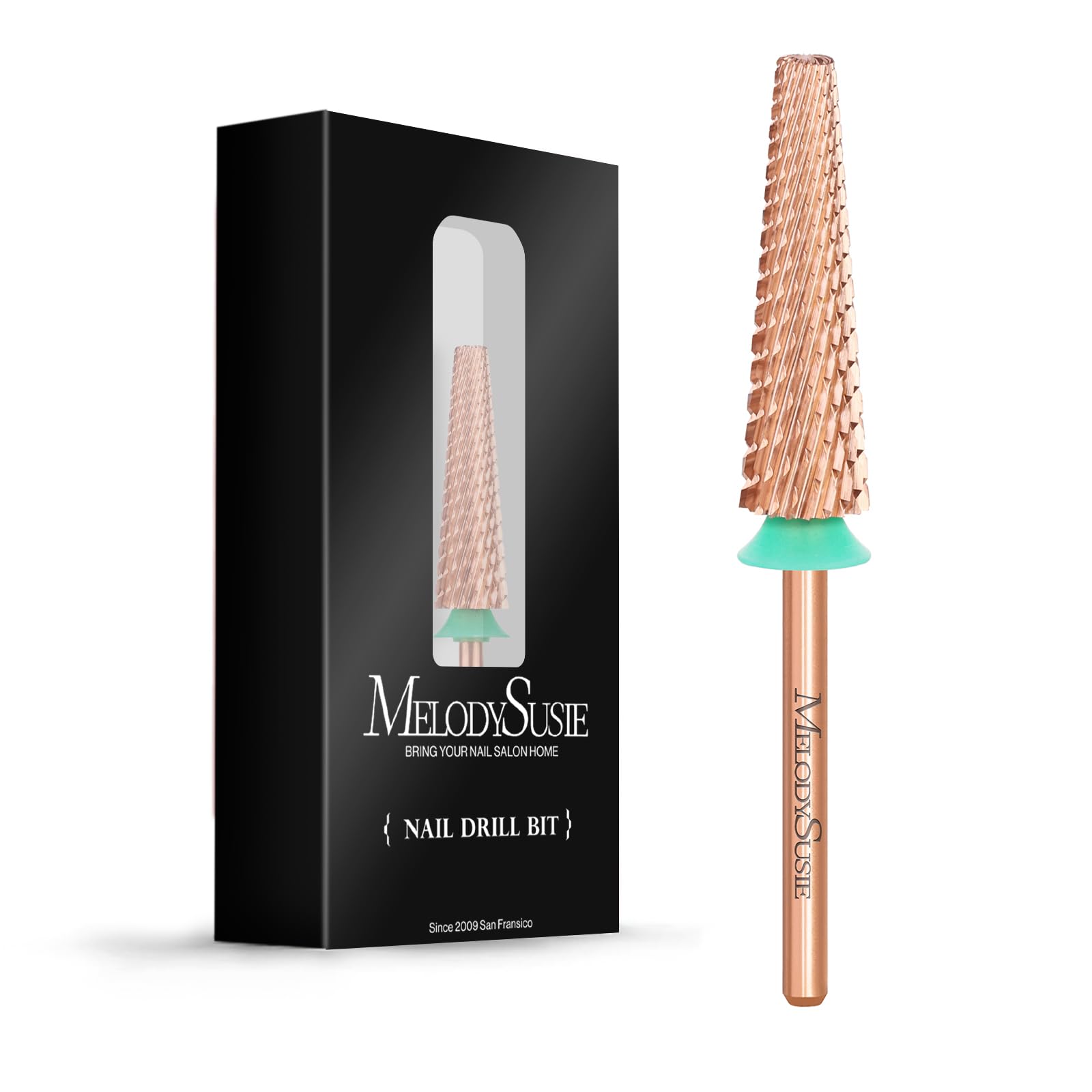 Super Long 5 in 1 Tungsten Carbide Nail Drill Bit (Rose-Gold) - 图片11
