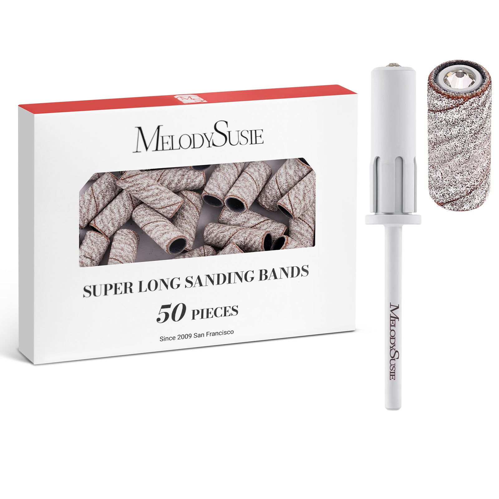 Super Long Sanding Bands with 6.65mm Crystal Mandrel Bit - 50 Pcs - 图片17