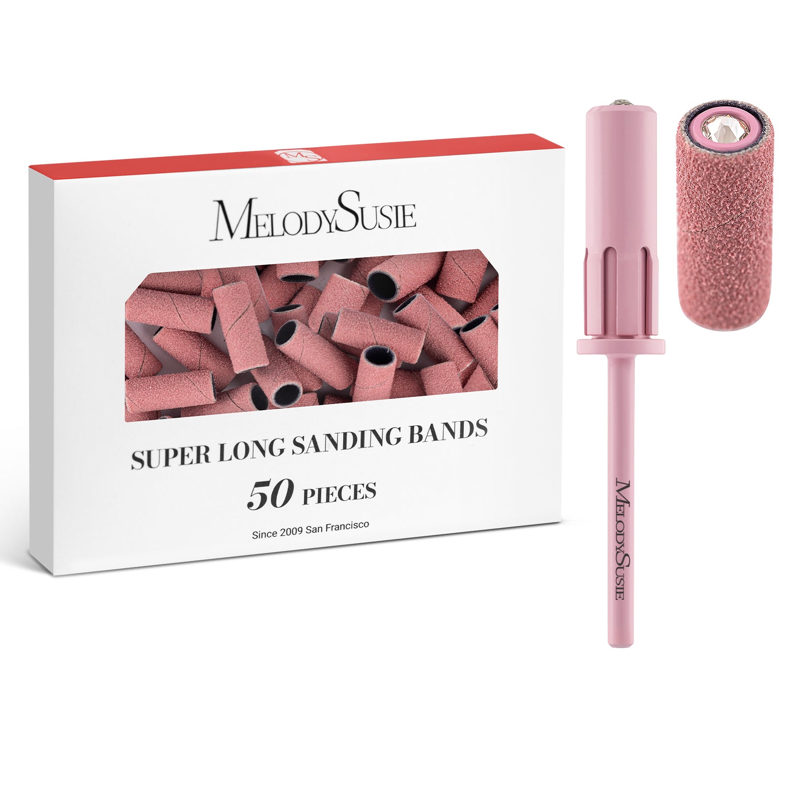 Super Long Sanding Bands with 6.65mm Crystal Mandrel Bit - 50 Pcs - 图片13