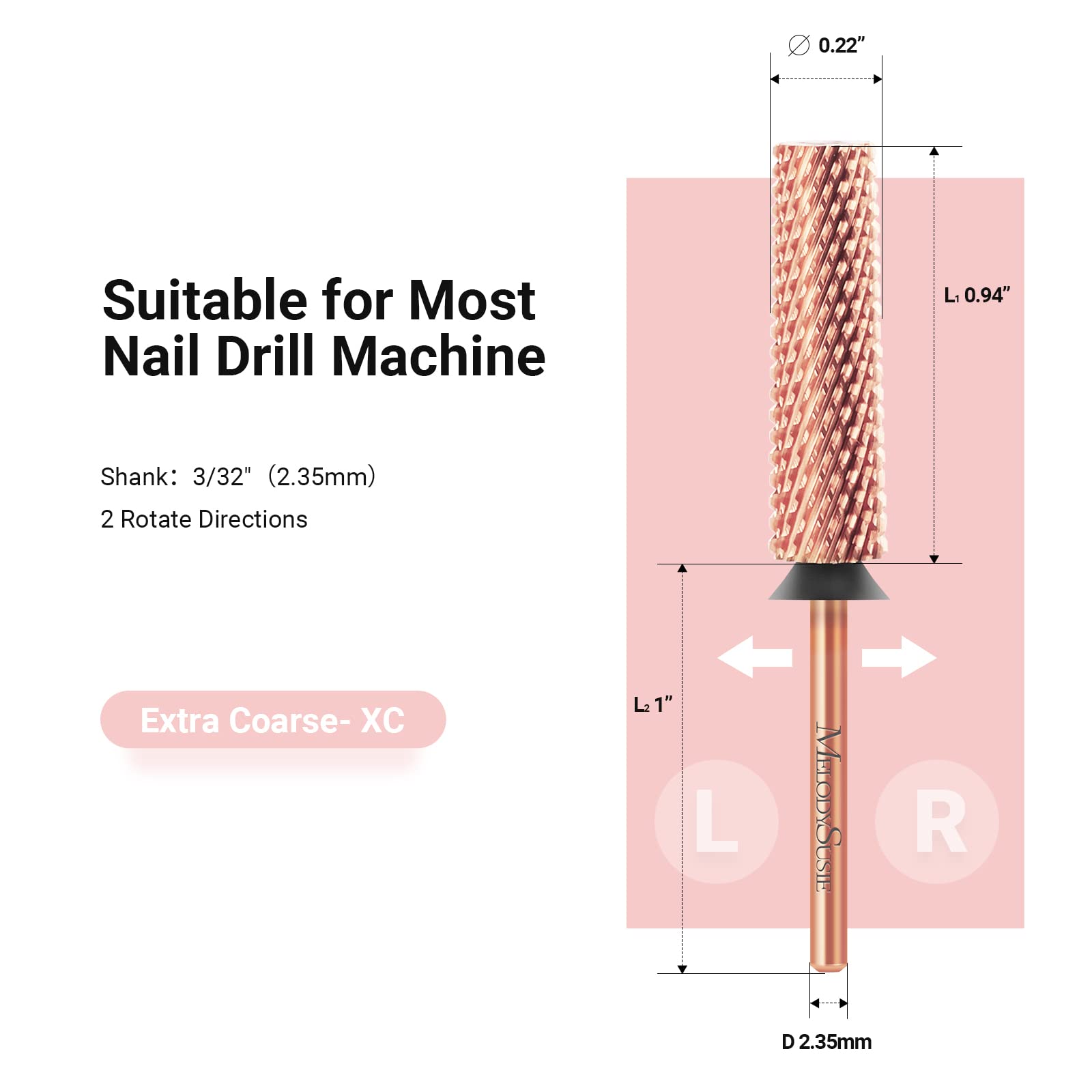 Super Long Tapered Tungsten Carbide Nail Drill Bit - 图片4