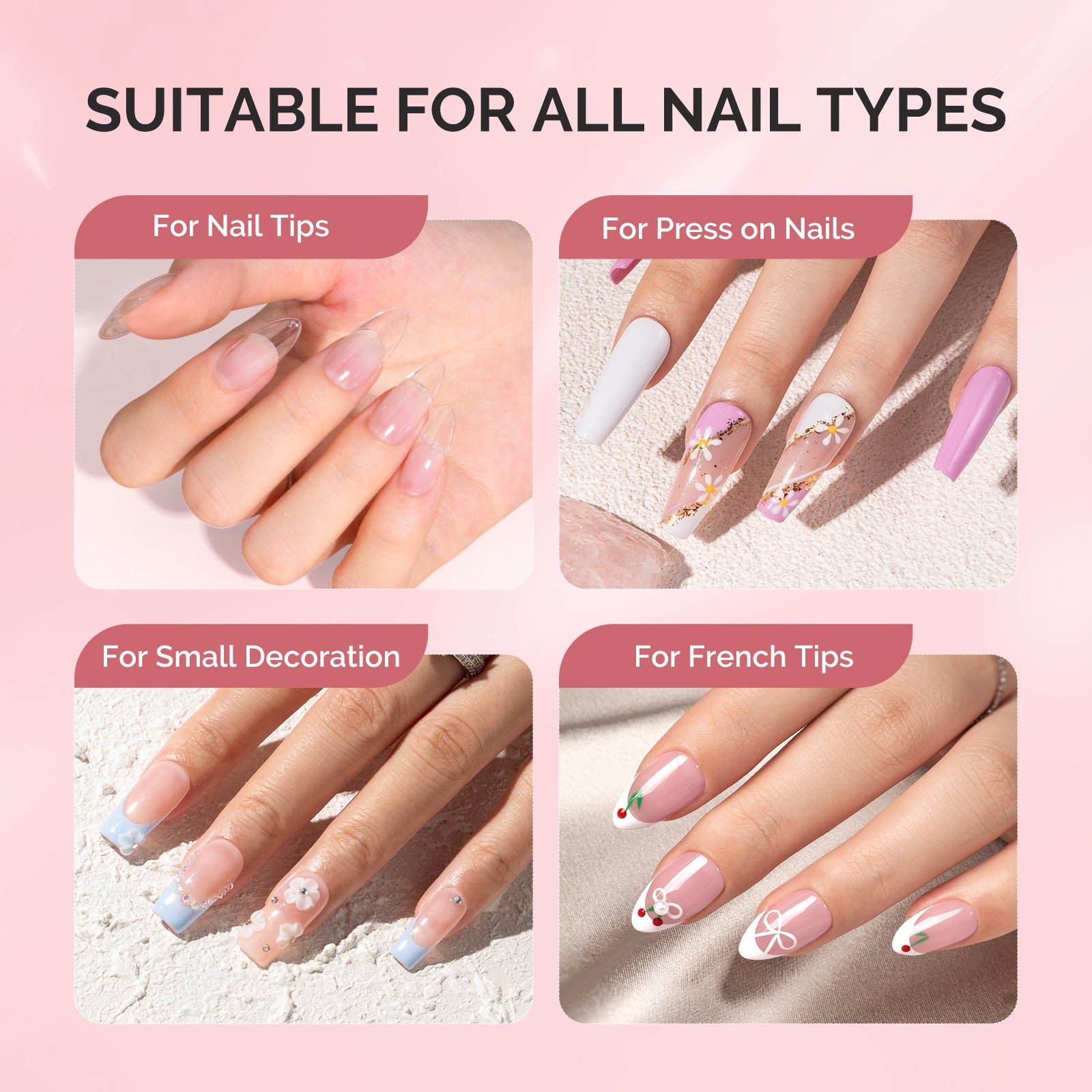 Super Strong Fast-drying Brush-On Nail Glue - 图片6