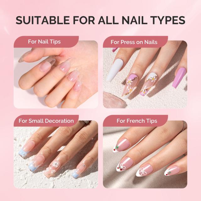 Super Strong Fast-drying Brush-On Nail Glue