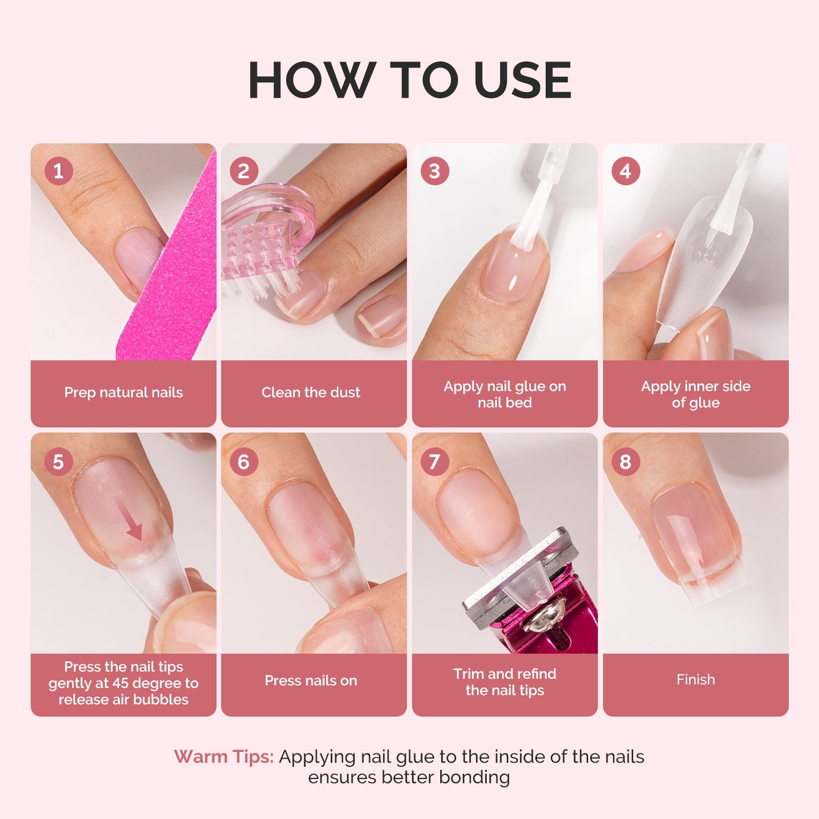 Super Strong Fast-drying Brush-On Nail Glue - 图片7