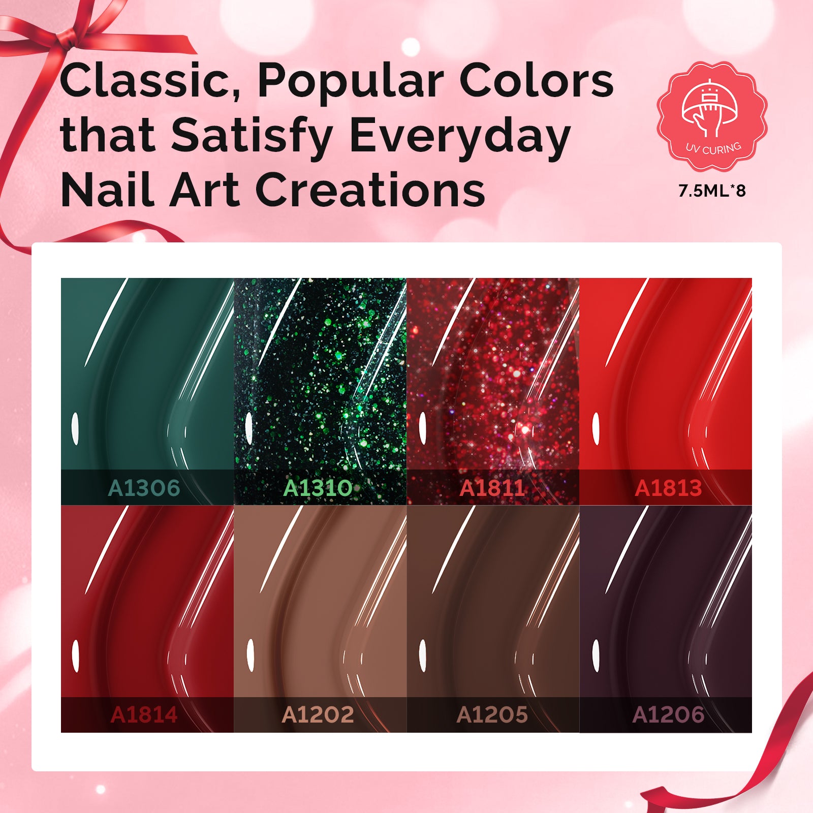 Gel Nail Polish Kit with UV Light P-PLUS30F - 图片4