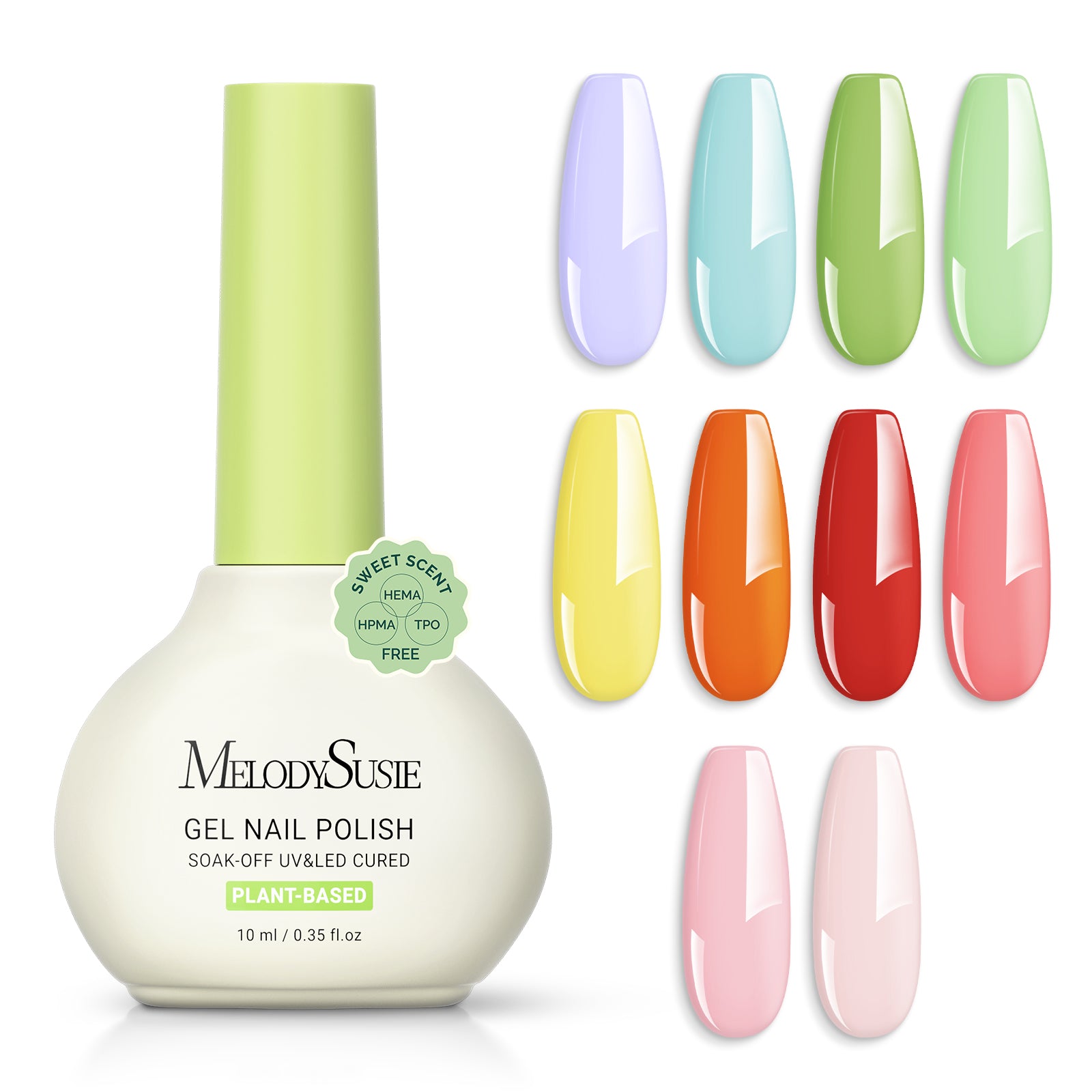 Sweet Scent HEMA-Free & HPMA-Free & TPO-Free Plant-Based Gel Nail Polish Set - 图片13