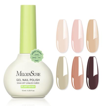 Sweet Scent HEMA-Free & HPMA-Free & TPO-Free Plant-Based Gel Nail Polish Set