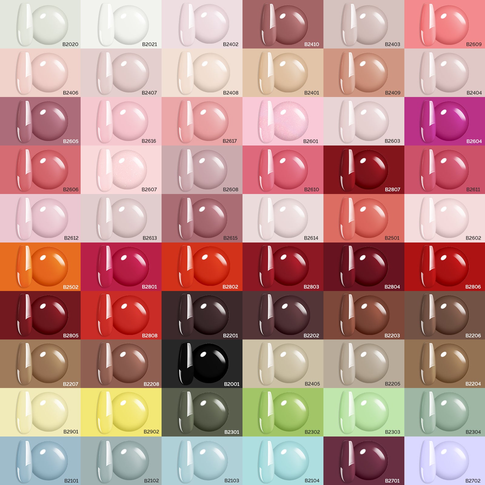 Sweet Scent HEMA-Free & HPMA-Free & TPO-Free Plant-Based Gel Nail Polish Set - 图片10