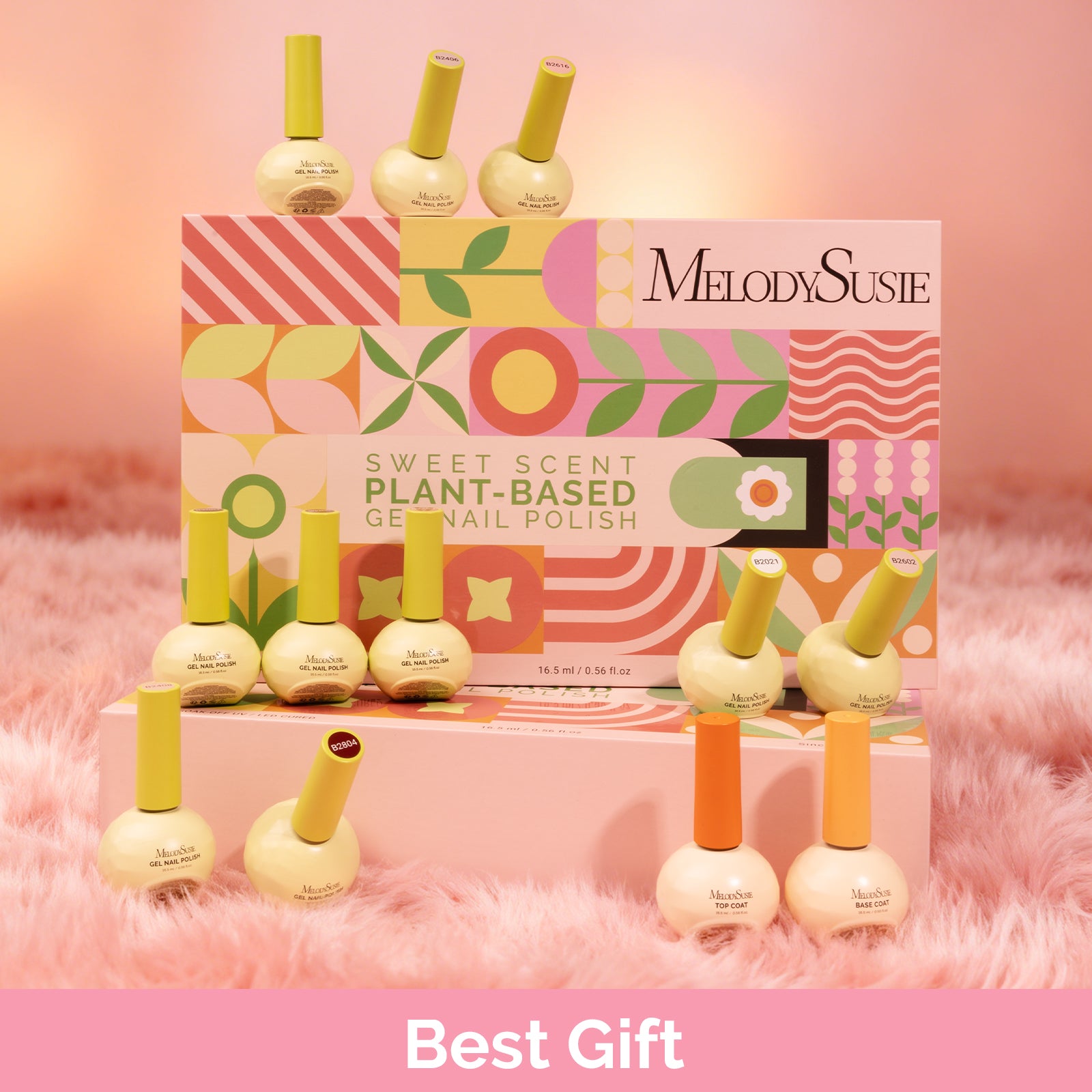 Plant-Based HEMA-Free & HPMA-Free & TPO-Free Gel Nail Polish 12Pcs Classic Nude Set With Nail Tools - US ONLY - 图片17