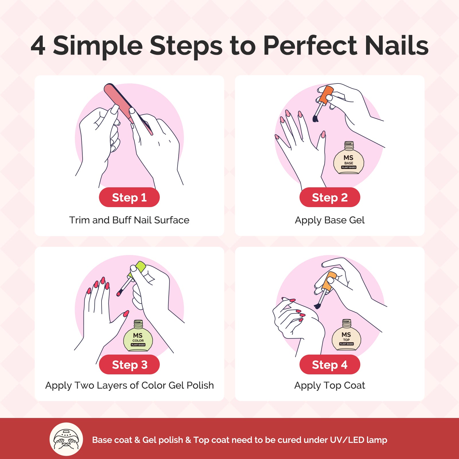 Plant-Based HEMA-Free & HPMA-Free & TPO-Free Gel Nail Polish Set - Fun Macarons Set 16.5ml 6Pcs - 图片7