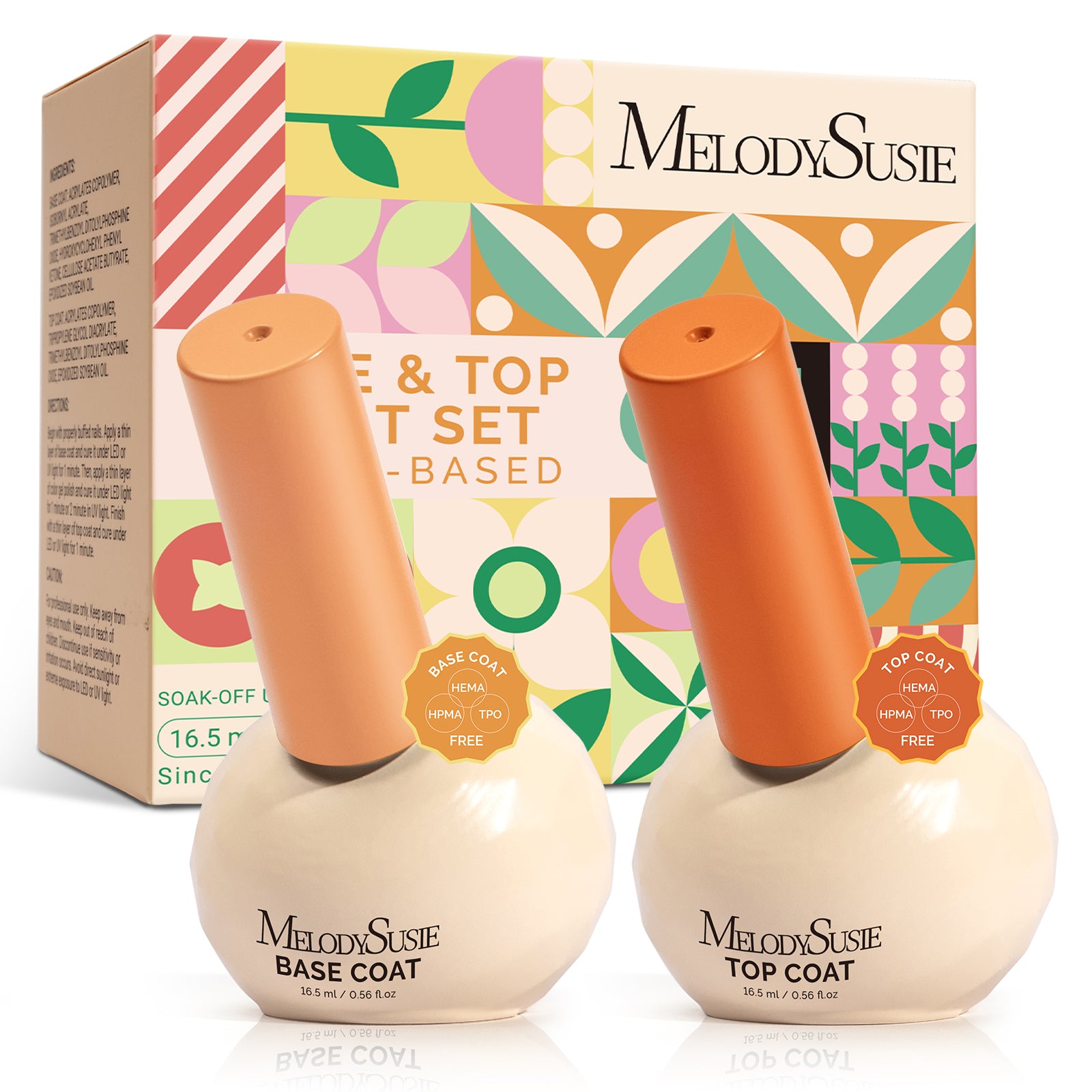 Plant-Based HEMA-Free & HPMA-Free & TPO-Free Gel Nail Polish Set - Pink Nude Set 16.5ml 6Pcs - 图片16